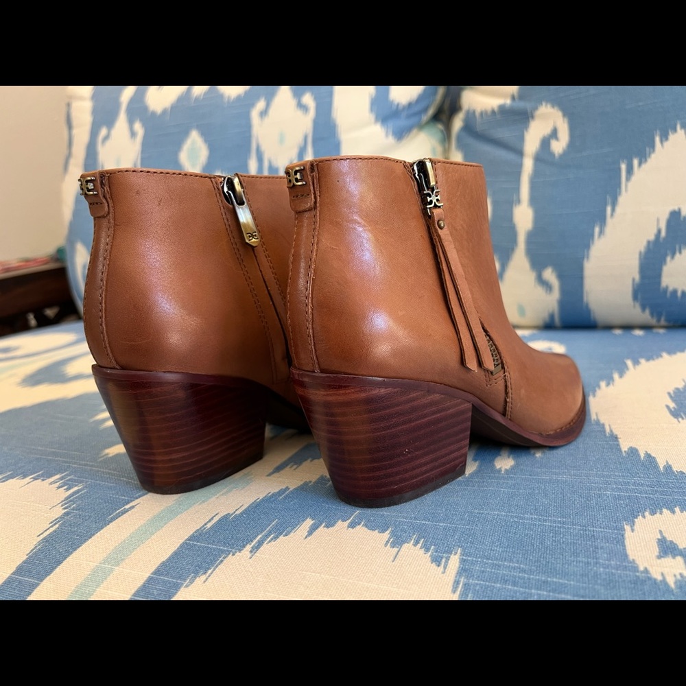 New never worn Sam Edelman brown bootie 6 - Picture 3 of 5